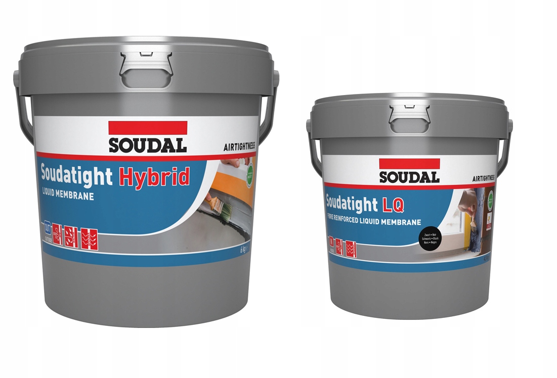 Soudal Soudal Soudatight Lq 4,5 kg Hybrid 6 kg membrána čierna/sivá