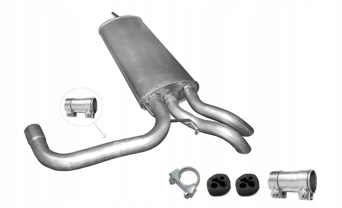 Mercedes T210 E220 2.2 CDi 92-105kW (1998-2003) Kombi Tlumič