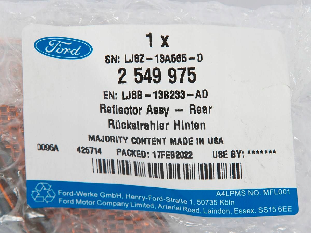 ODBLASK LEWY TYŁ MUSTANG MACH-E 21- Typ samochodu 4x4/SUV Samochody osobowe