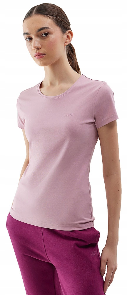 KOSZULKA 4F DAMSKA T-SHIRT ZESTAW BAWEŁNIANY KOMPLET 3PAK r.L Rozmiar L