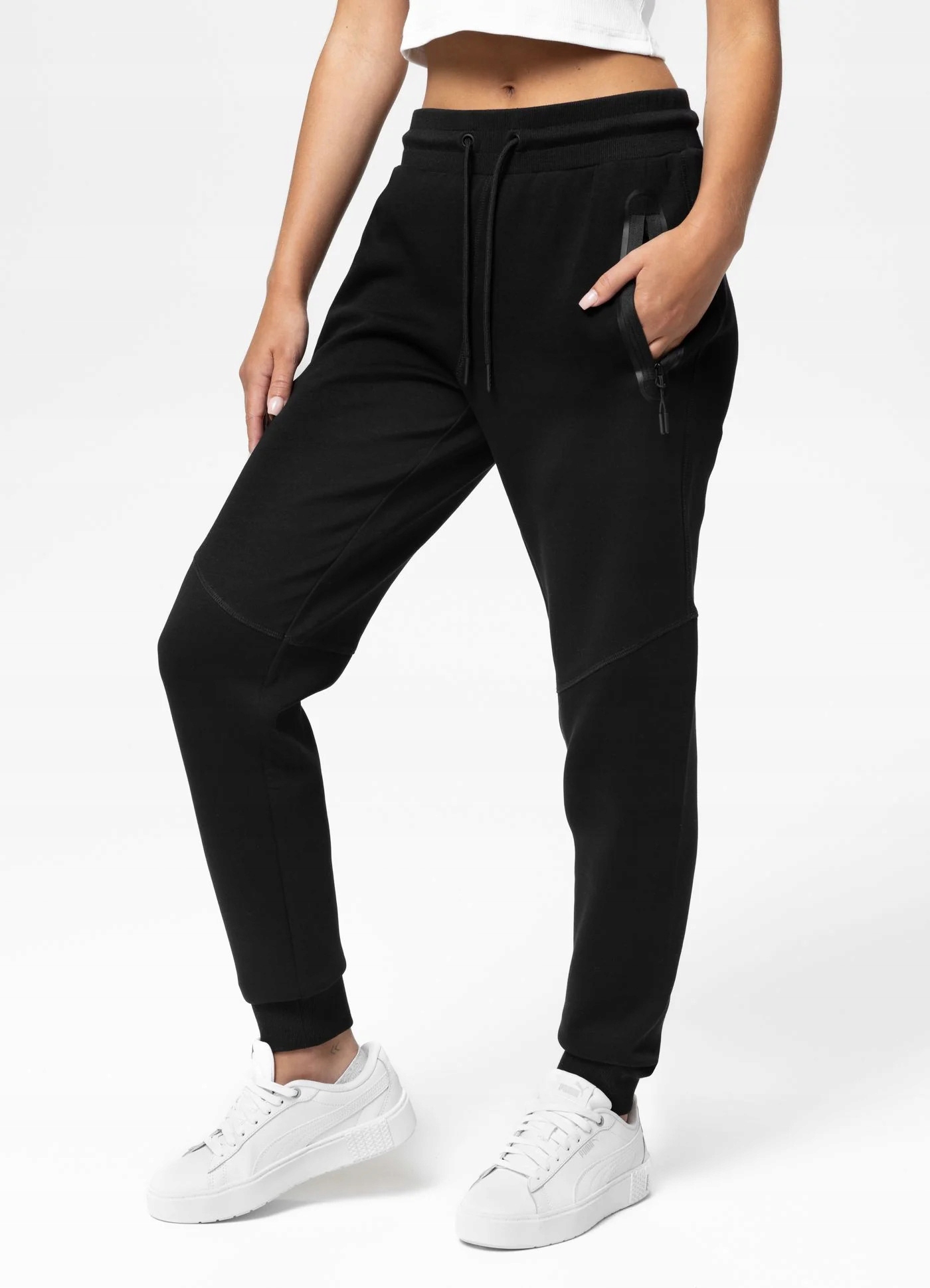 Dámské tepláky Pit Bull Explory černé, sportovní, velikost M