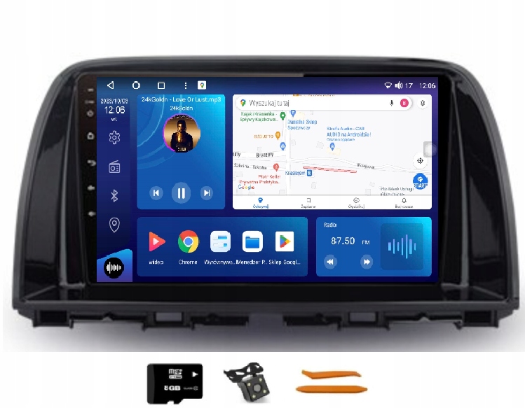 Rádio Android Navigácia VQ230 Qled Carplay Lte Gps Dsp Mazda CX-5 Ke 12-15