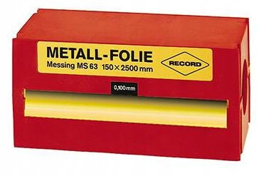 Fólie kovová z z nerezové oceli 150x2500x0,200 mm Record