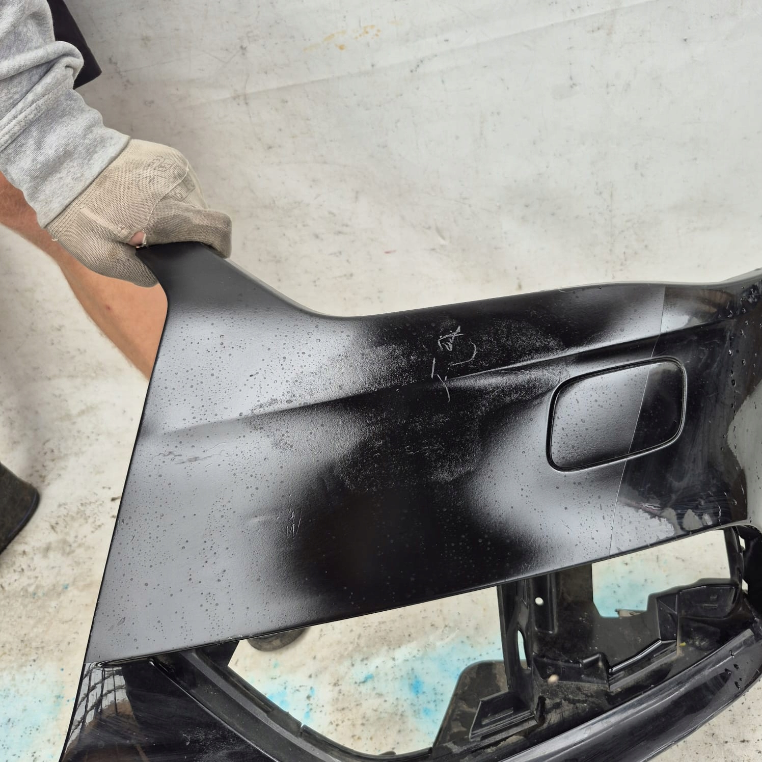 AUDI A4 B8 8K LIFT 11-15 bumper front front washer