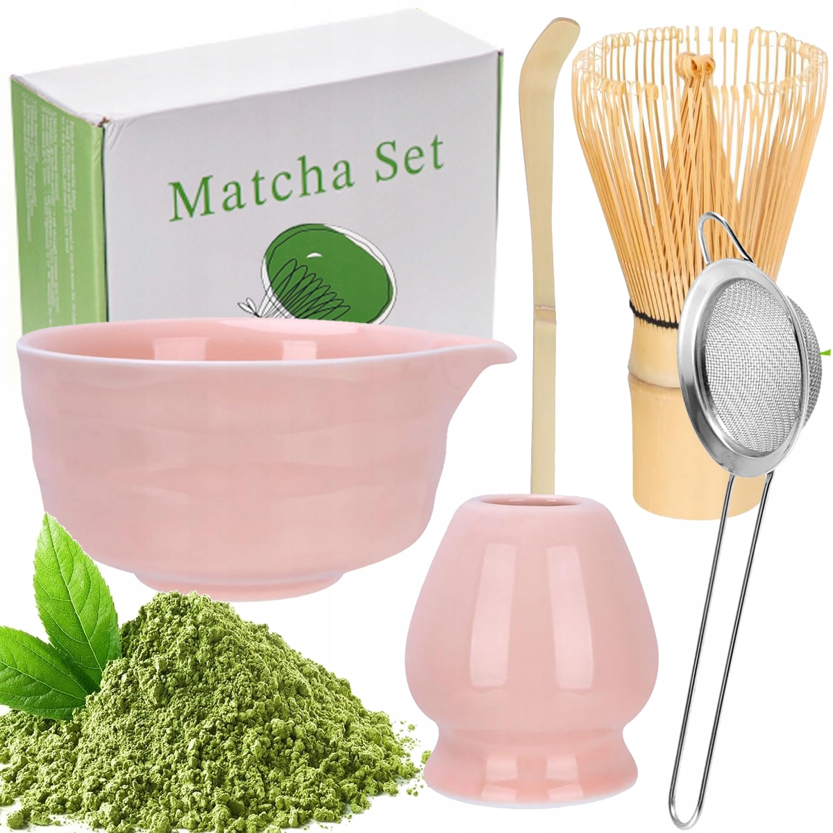 Levně Bambusový Dárková Sada Na Čaj Matchy Chashaku 5 Ks Jako Dárek