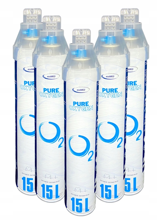 

Tlen Inhalacyjny 15L w Puszce aerozol 99,5% 5 szt.