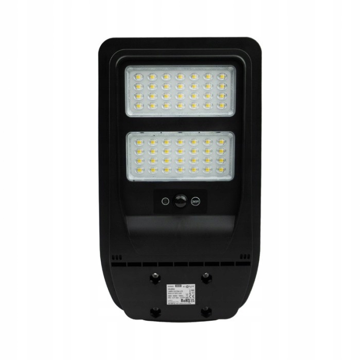 Solární Led pouliční lampa 100W IP65 s dálkovým ovládáním a senzorem Ecolight