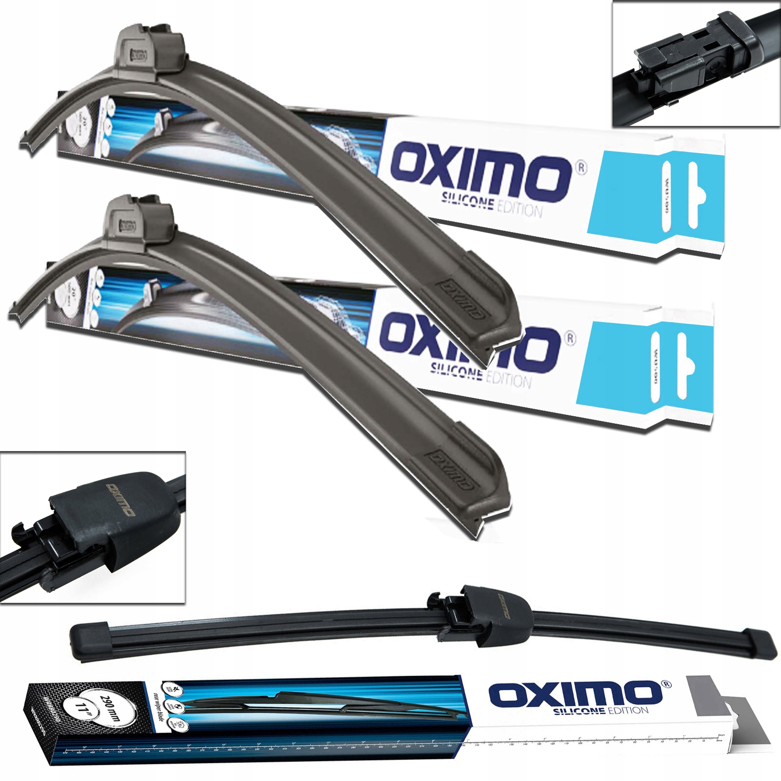 Wycieraczki Przód+tył Skoda Fabia (II 5J2) hatchback 12.2006-