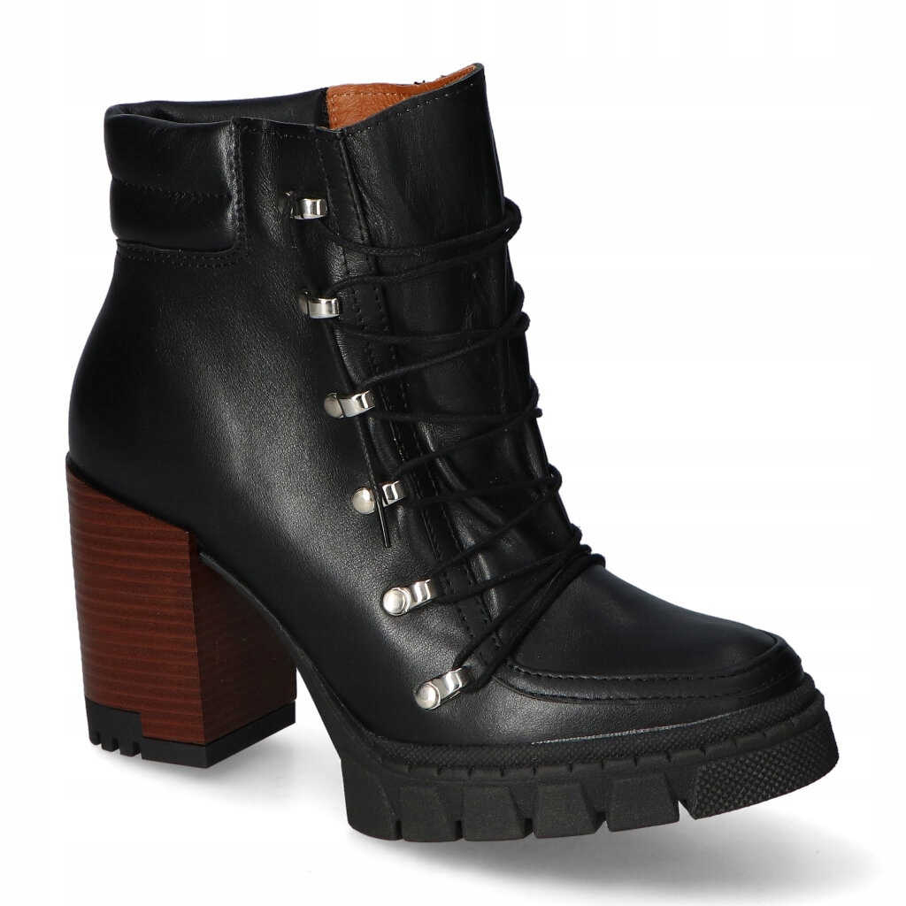 Kotníkové Boty Tuomo 614 Černé lico 39