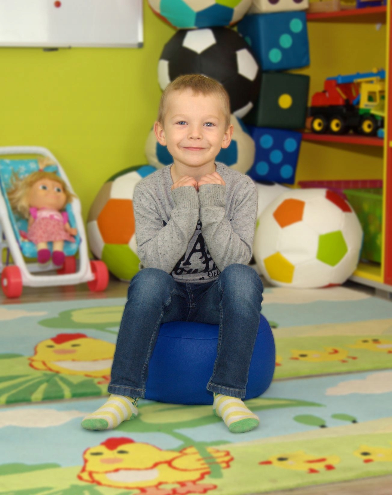 Pufa Egato, roller 35x18cm z trwałym wypełnieniem Typ inny