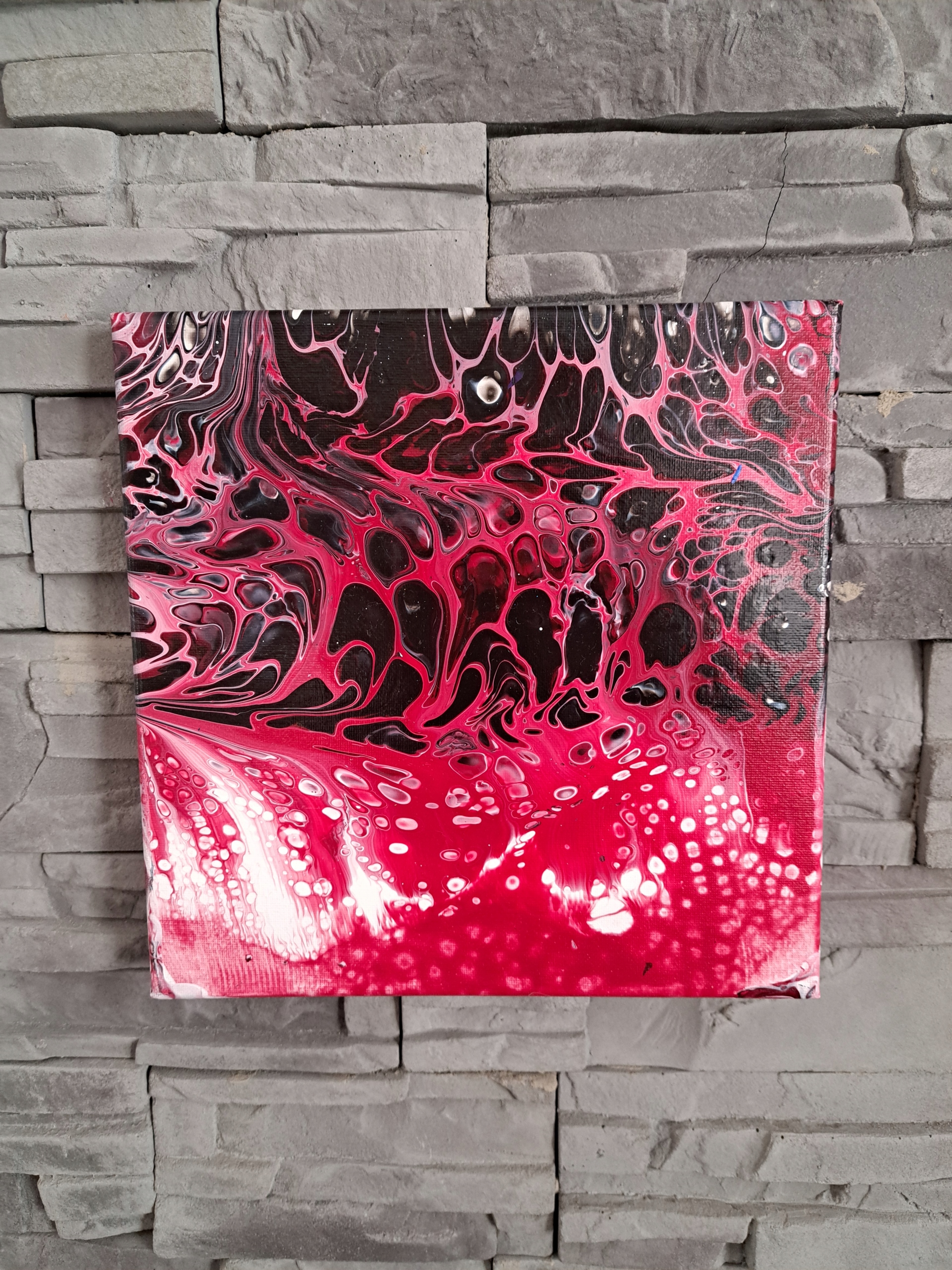 Unikátní obraz ručně malovaný autorský pouring 25/25