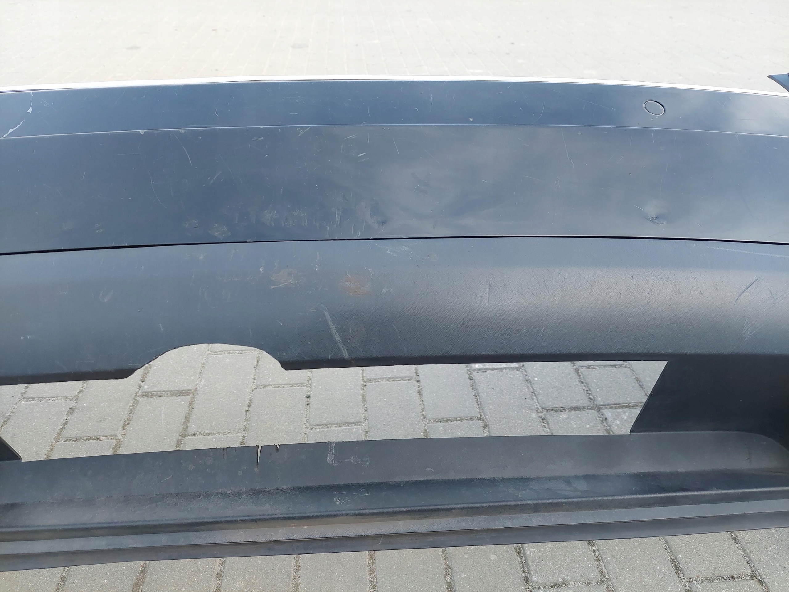 bumper rear part rear complete PDC VW TOUAREG II 2 7P 041