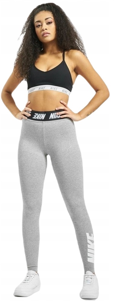 

Nike Legginsy Damskie Swoosh sportowe modelujące M