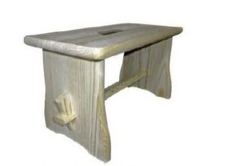 

Drewniany taboret sosna 20 cm, ryczka stołek