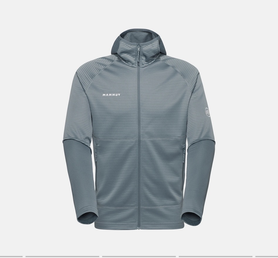 Bluza męska Mammut Crag ML Hooded Jacket Men Strata szary M