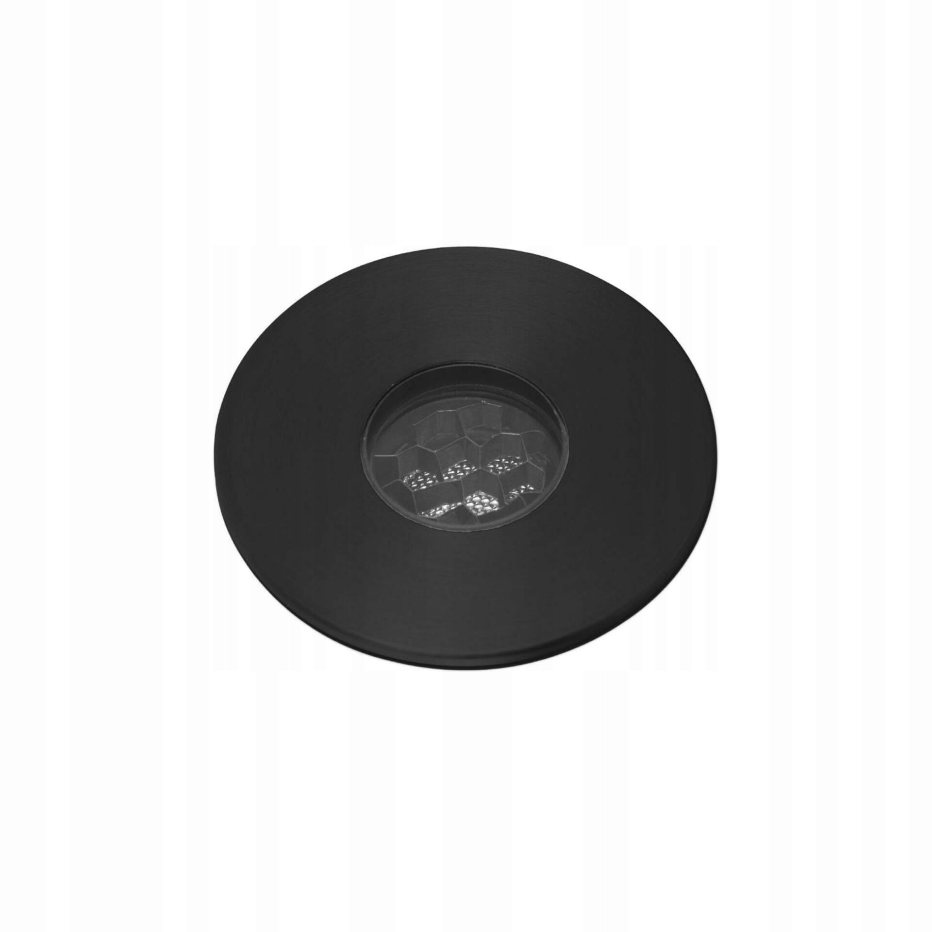 Faro Grund 37 zapustené Led svietidlo 2W, čierna/nerez, IP67, 3000K