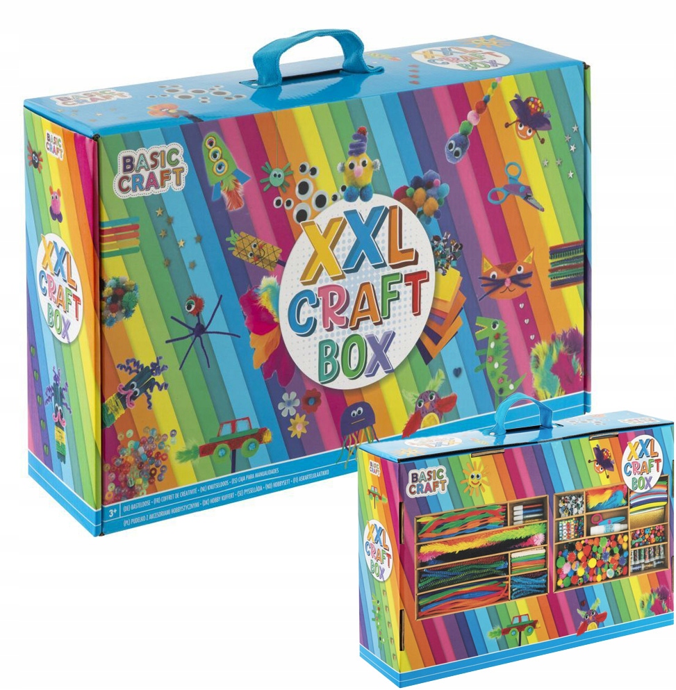Kreativní sada pro děti box na vyšívání XXL 44,5 x 27,5 x 11 cm