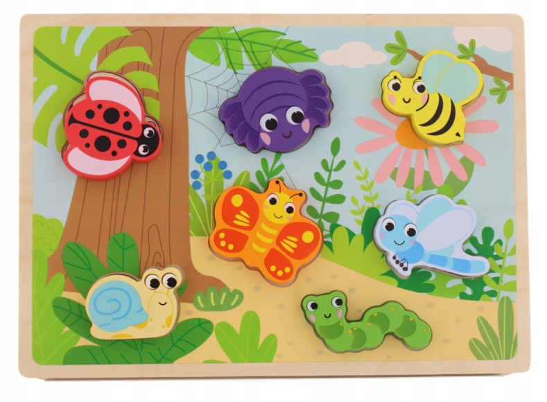 

Puzzle drewniane układanka XXL Mini Matters