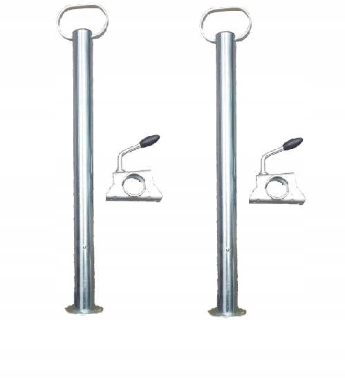 KK12581 - 2X трубчатая опора с крышкой FI48 прицеп kpl 2шт