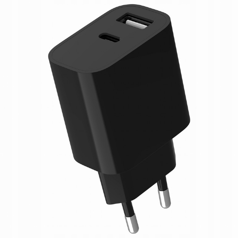 Gembird 2-portowa uniwersalna ładowarka Usb (a+c), 2,4 A TA-UC-2AC12-01-B