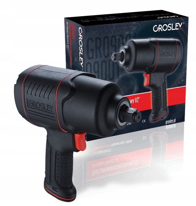 KLUCZ PNEUMATYCZNY 1500Nm UDAROWY 1/2 GROSLEY Rozmiar trzpienia 1/2''