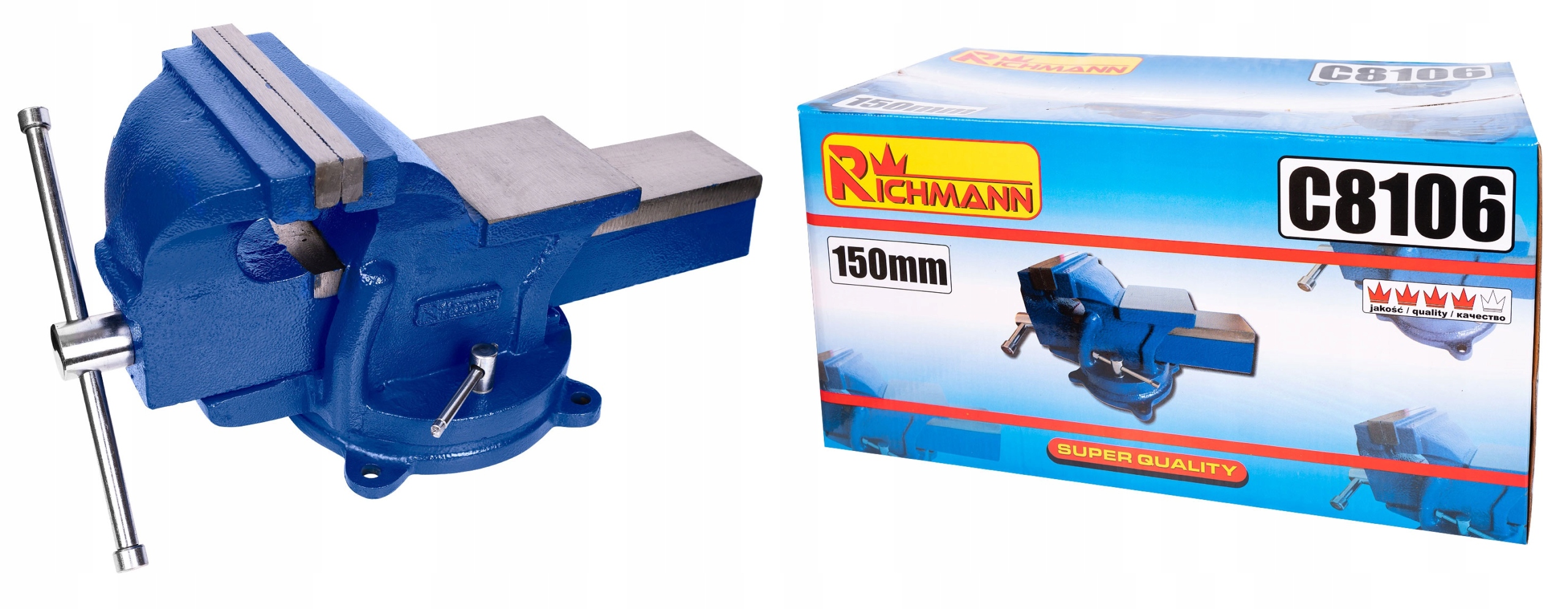 IMADŁO ŚLUSARSKIE STOŁOWE OBROTOWE 150MM RICHMANN EAN (GTIN) 5906741681063