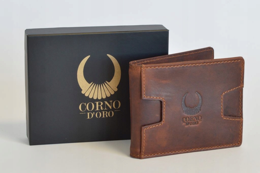 

Portfel skórzany banknotówka Corno D’oro CD574
