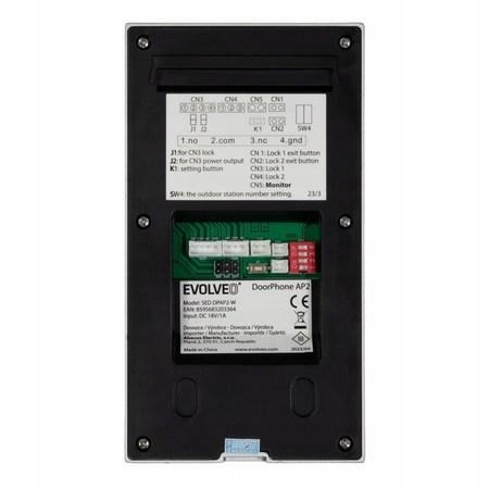 Evolveo DoorPhone AP2-2 drôtový videotelefón pre (otvorené)