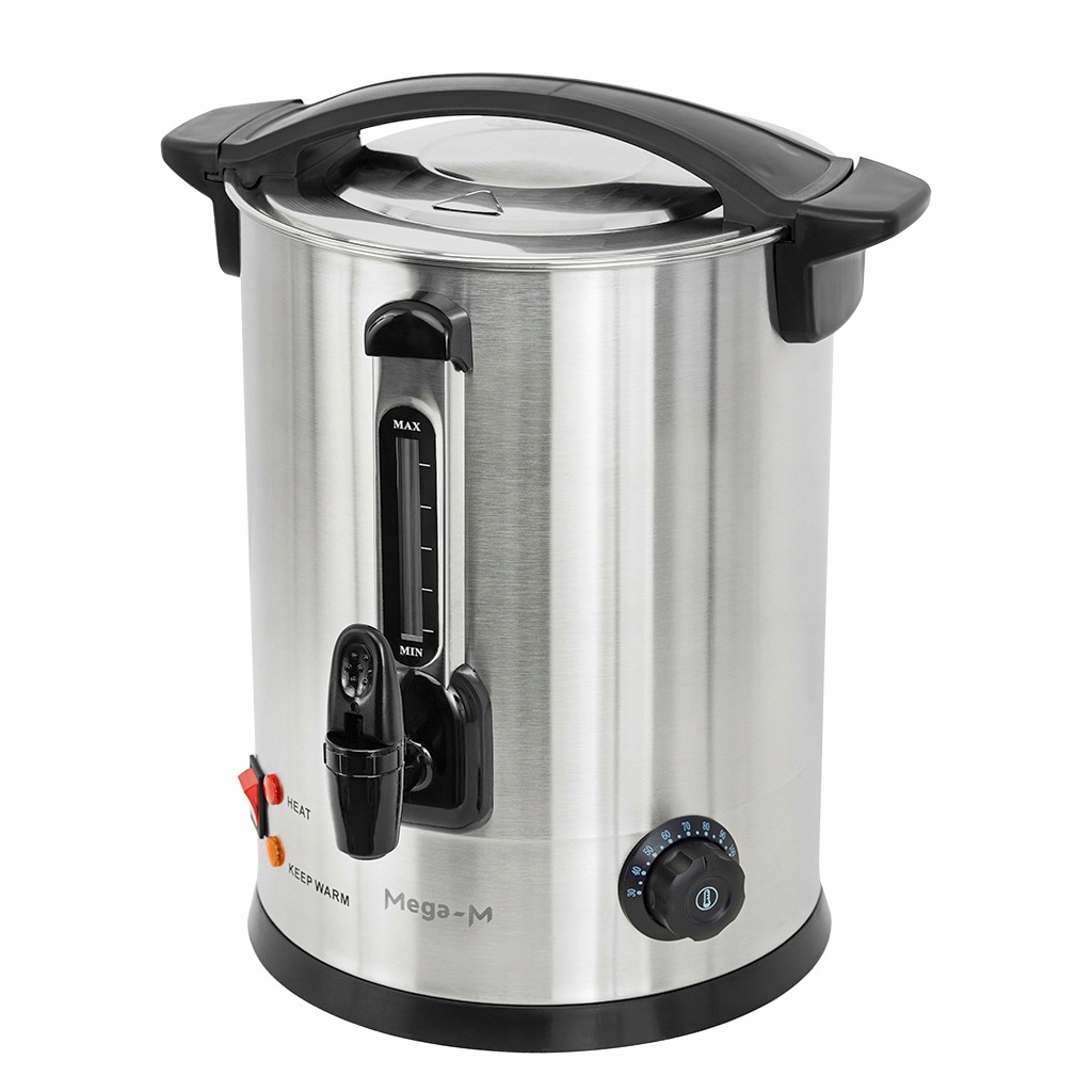 Varník Na Vodu 12,4L Ohřívač na kávu a čaj Nerezová Ocel 1800W