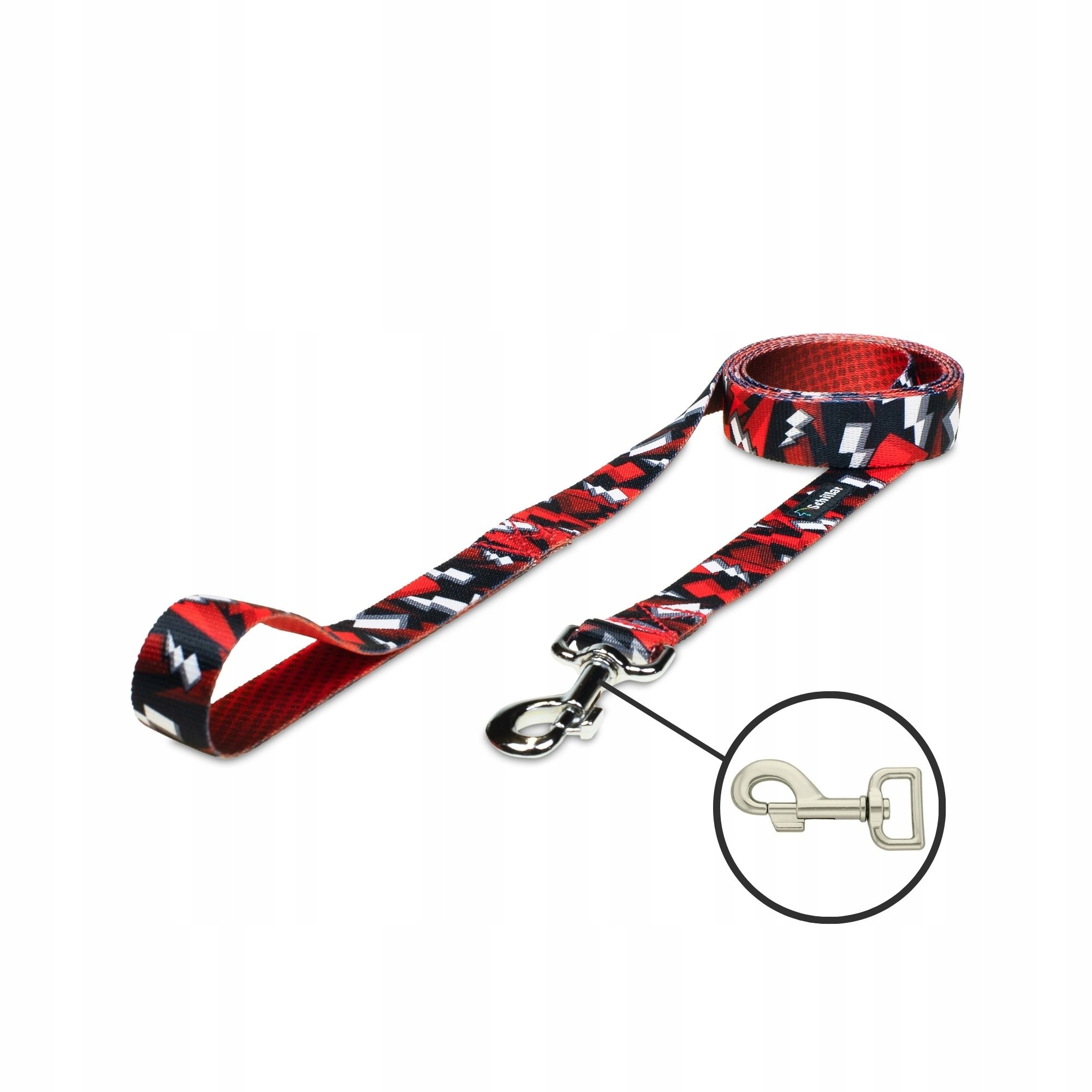 Levně Vodítko pro velkého psa s bleskem revolution 150 cm 25 mm L XL