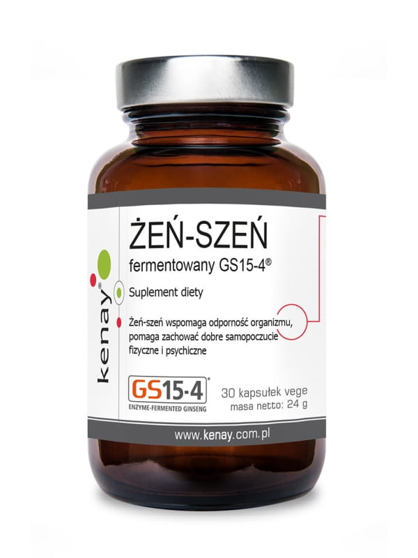 

Żeń-szeń fermentowany GS15-4 (30 kapsułek) Kenay