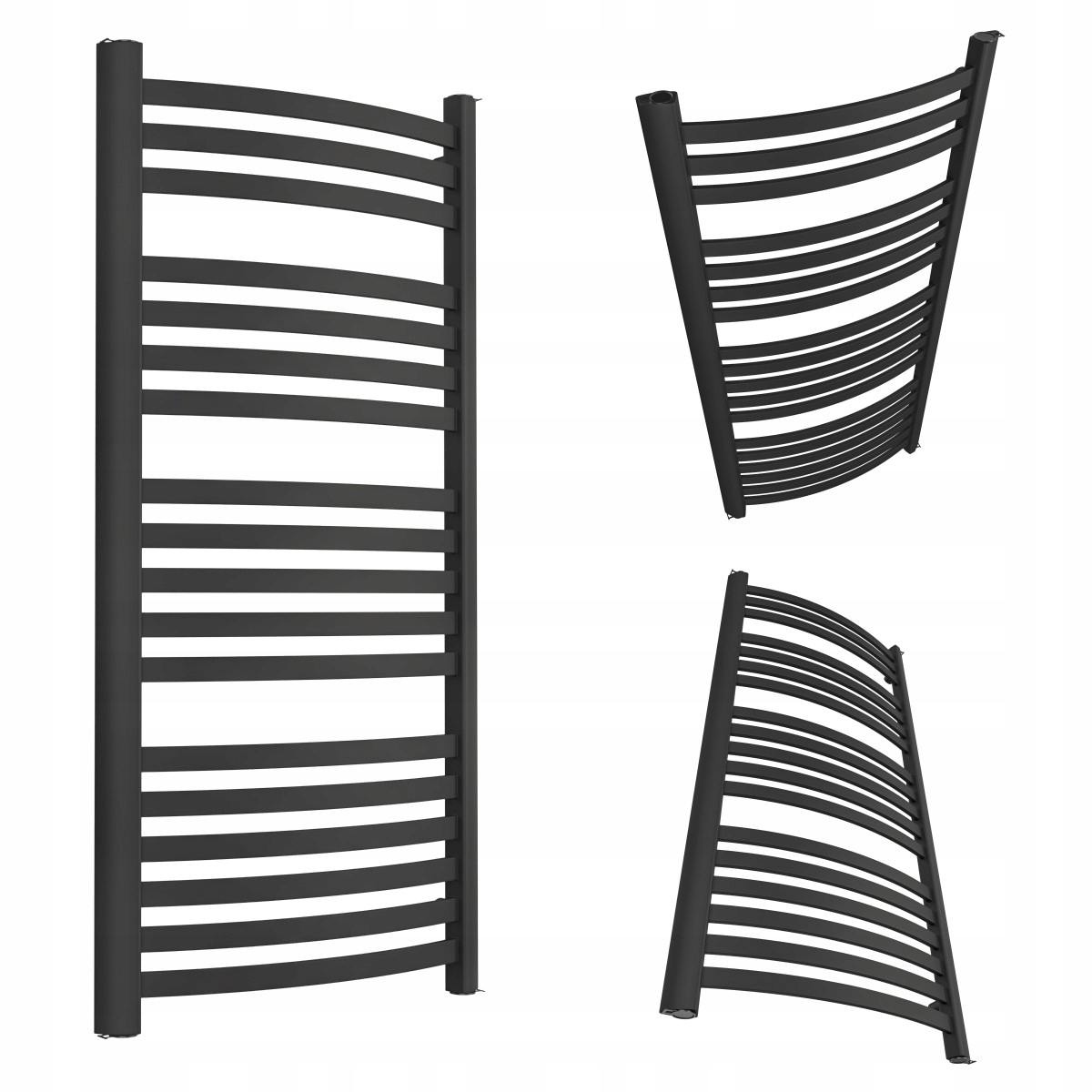 Kúpeľňový Radiátor Mei 750/670 Čierny Mat