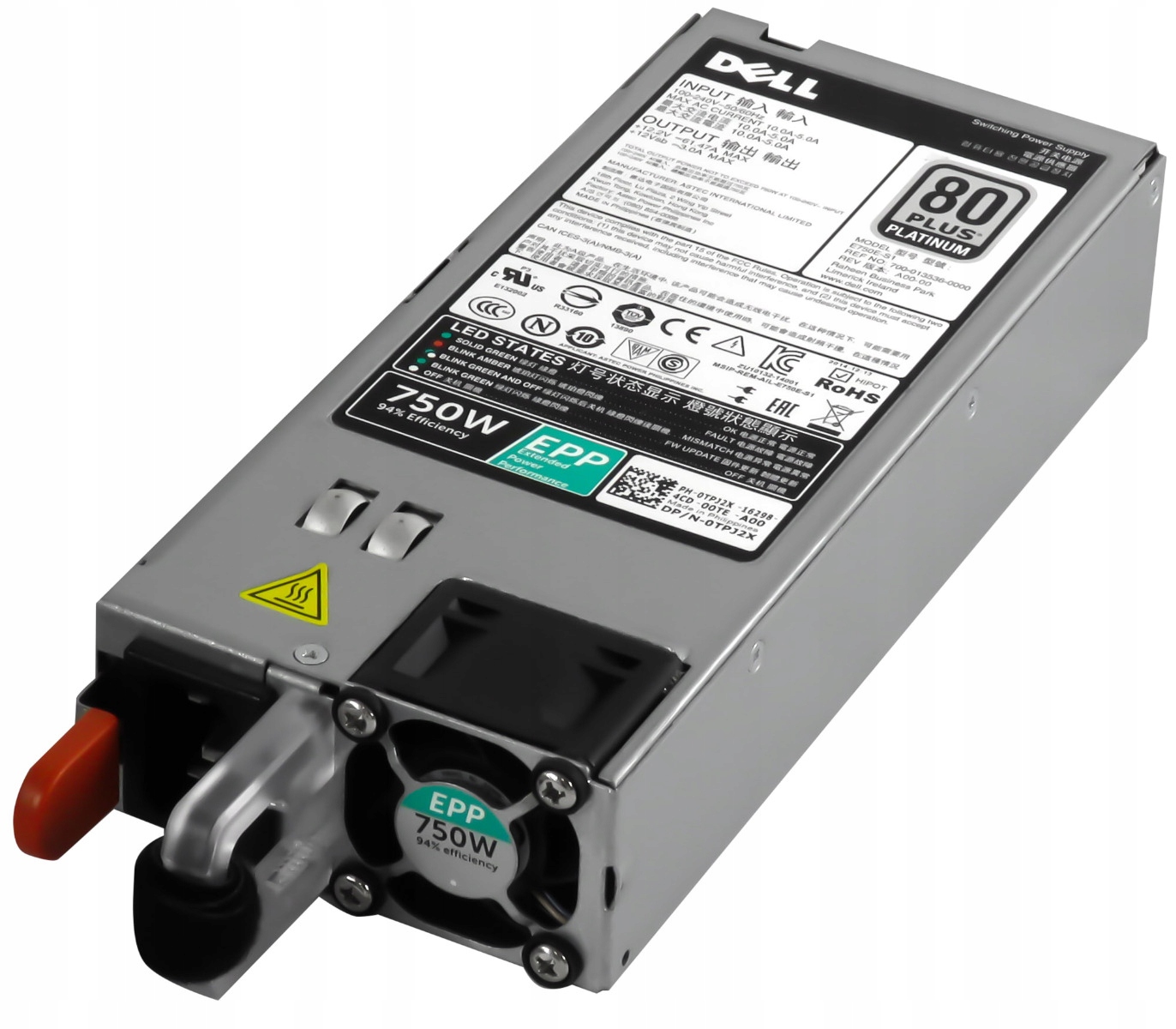 Dell 0TPJ2X 750W E750E-S1 R730 R730XD R630 T430