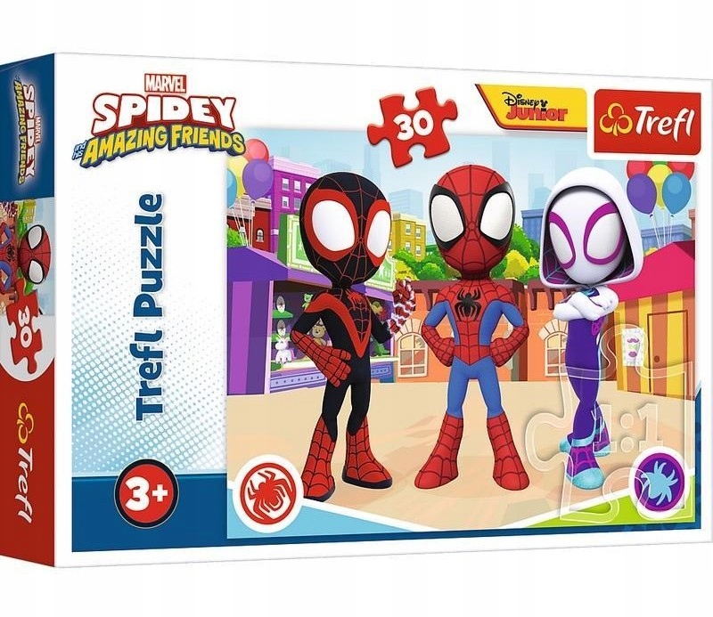 

Puzzle 30 Spiderman Spidey I Przyjaciele