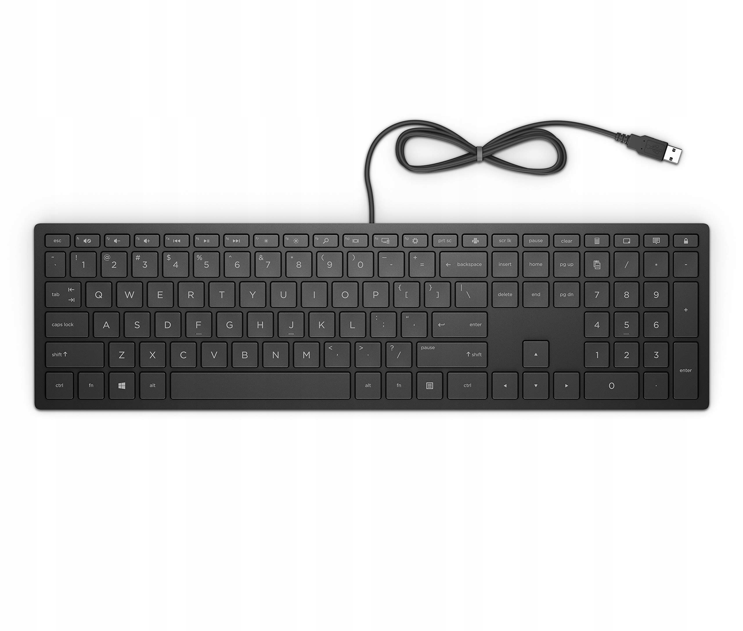 Hp Pavilion 300 klawiatura membranowa Usb 104 klawisze Qwertz Przewodowa