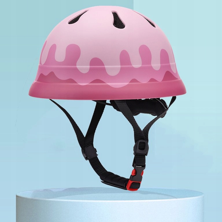 JCrunaway Kask regulowany, wentylowany dla dzieci 51-54cm różowy