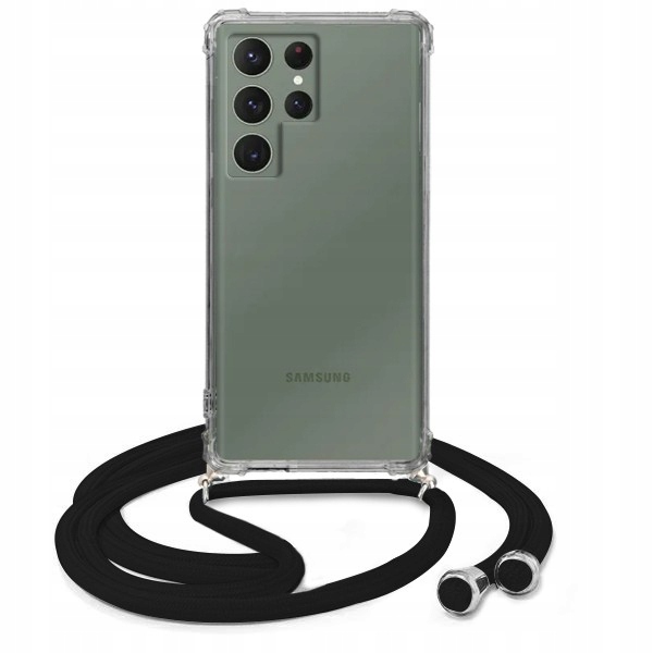 

Etui Crossbody Samsung S23 Ultra Czarny Sznurek