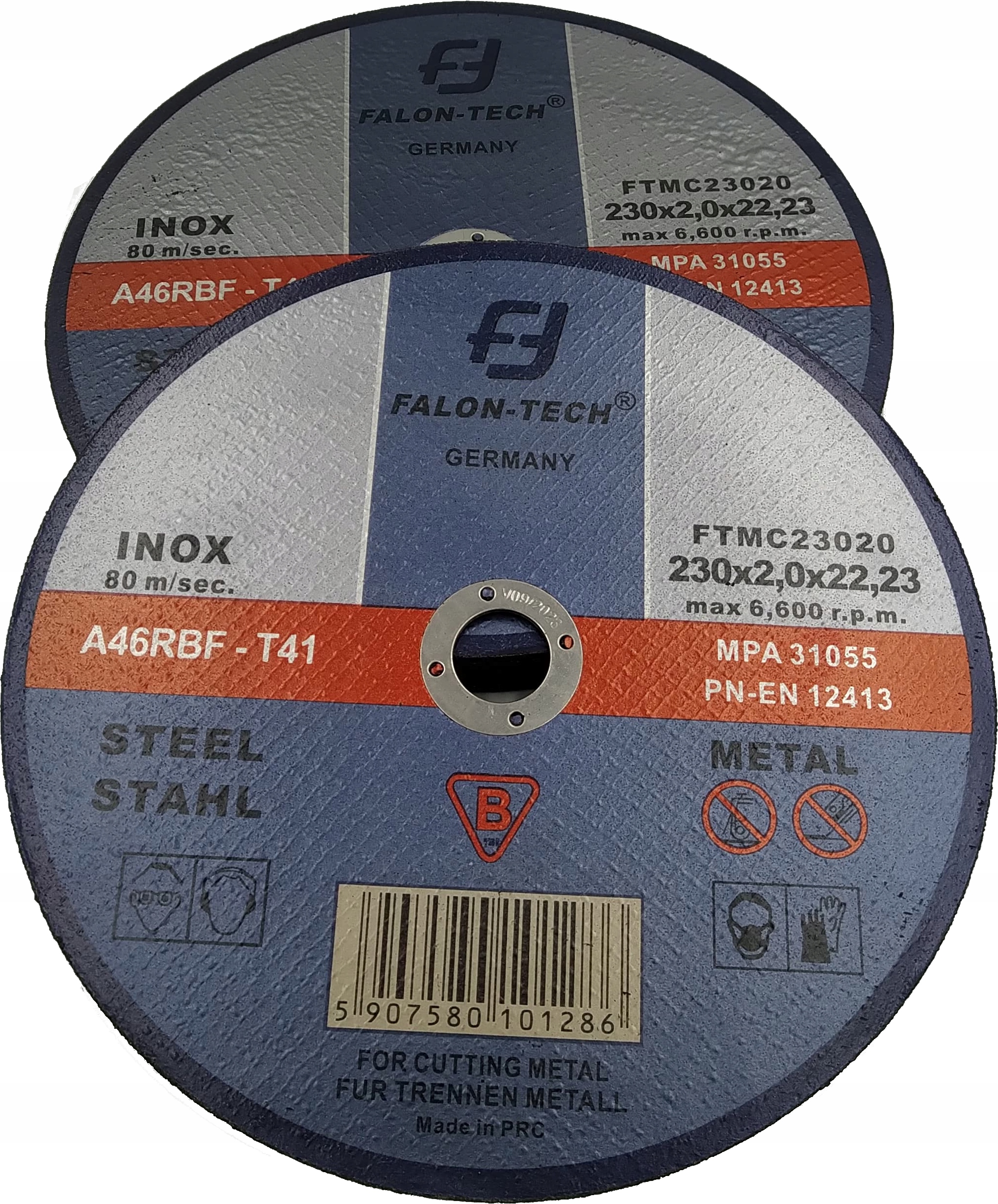 

Tarcza do cięcia stali metalu 230x2 Falon Tech