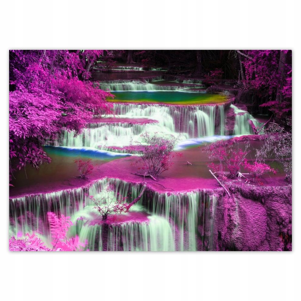 

Plakaty 70x50 Fioletowy wodospad