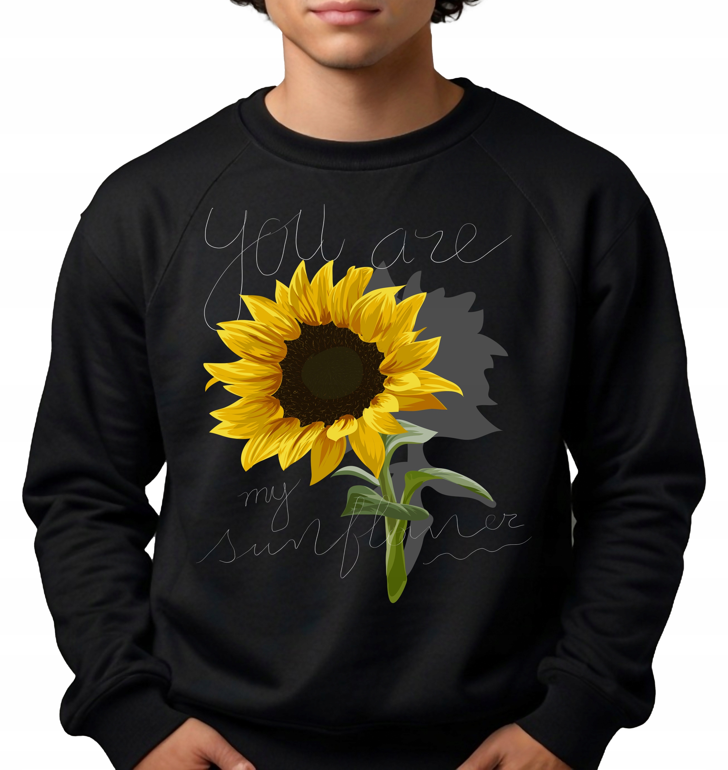 Pánská Mikina You Are Sunflowers pro kolegu chlapce Bratra jako Dárek Vel XL