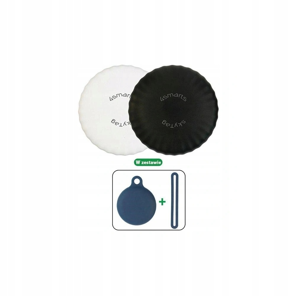 Lokalizátor 4smarts SkyTag Slim Set Černý Bílý Gps Tracker