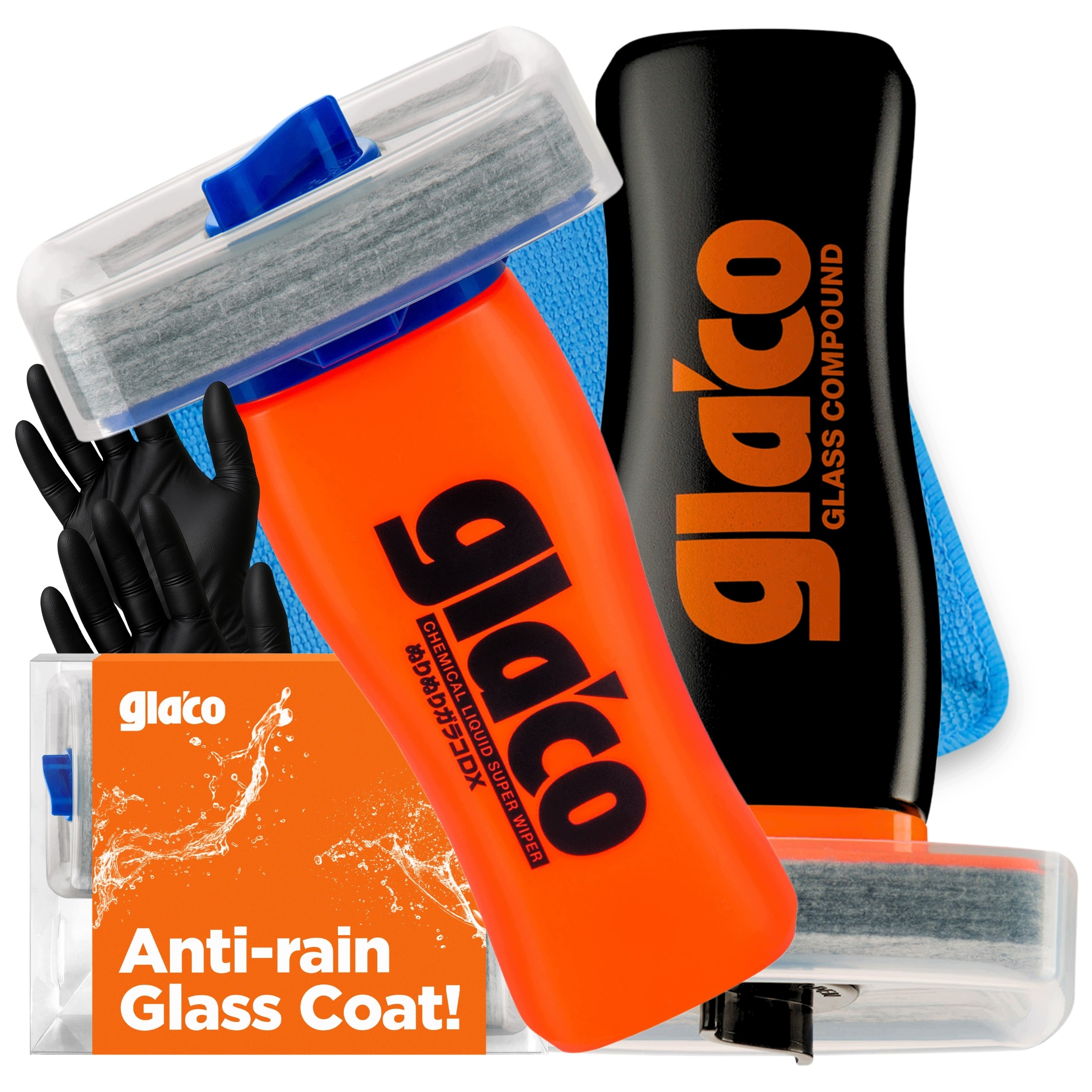 Zestaw Soft99 Glaco DX i Glass Compound Roll On powłoka do szyb na deszcz