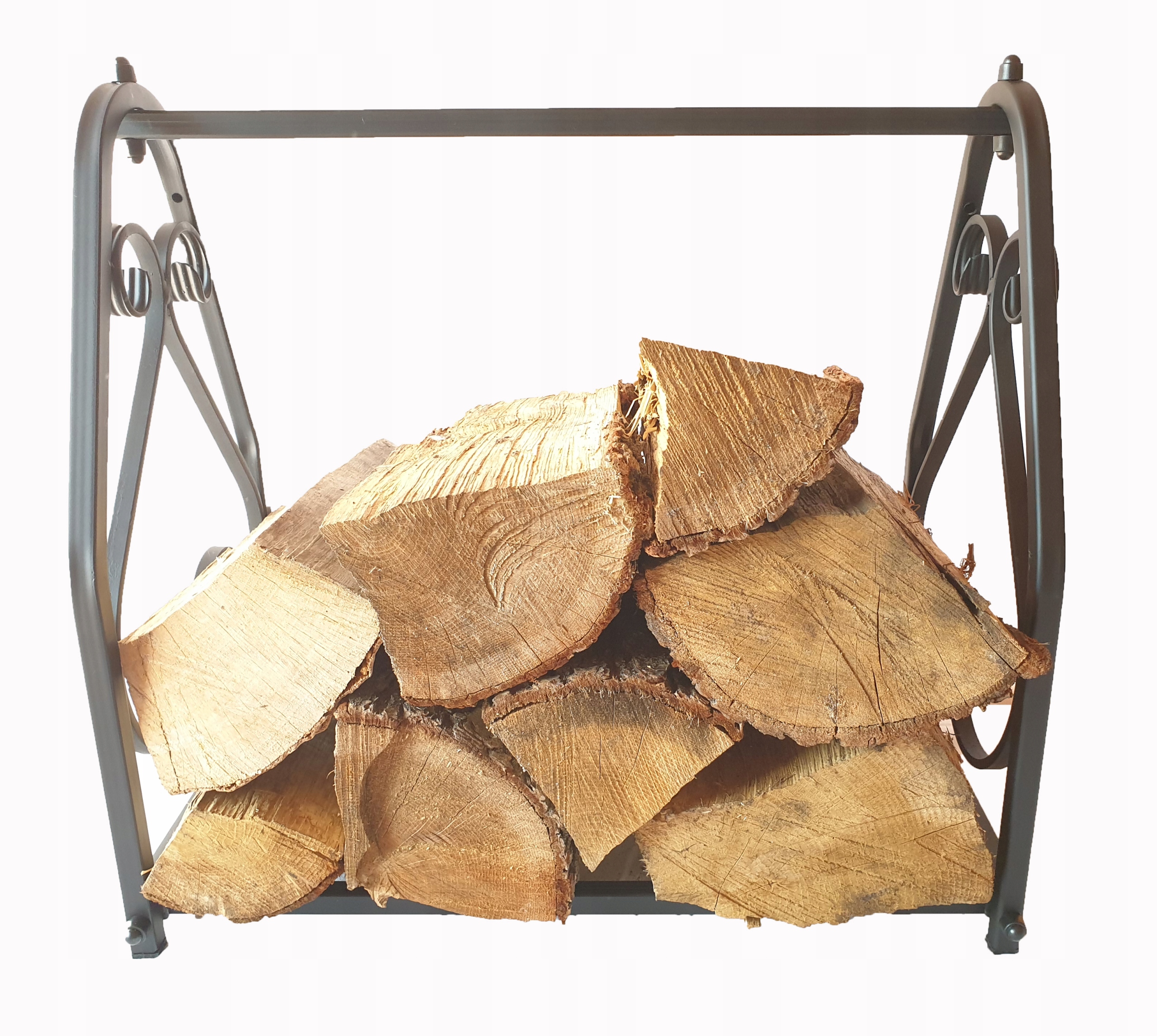 Stojak Kosz na Drewno Opałowe Kominkowe Loft szer 75cm x gł 29 x wy 48 Marka inna