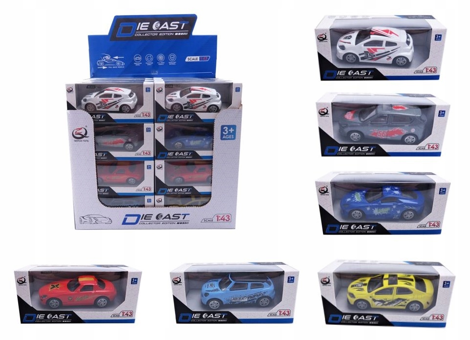 SAMOCHÓD SPORTOWY ZABAWKA MODEL Materiał metal plastik