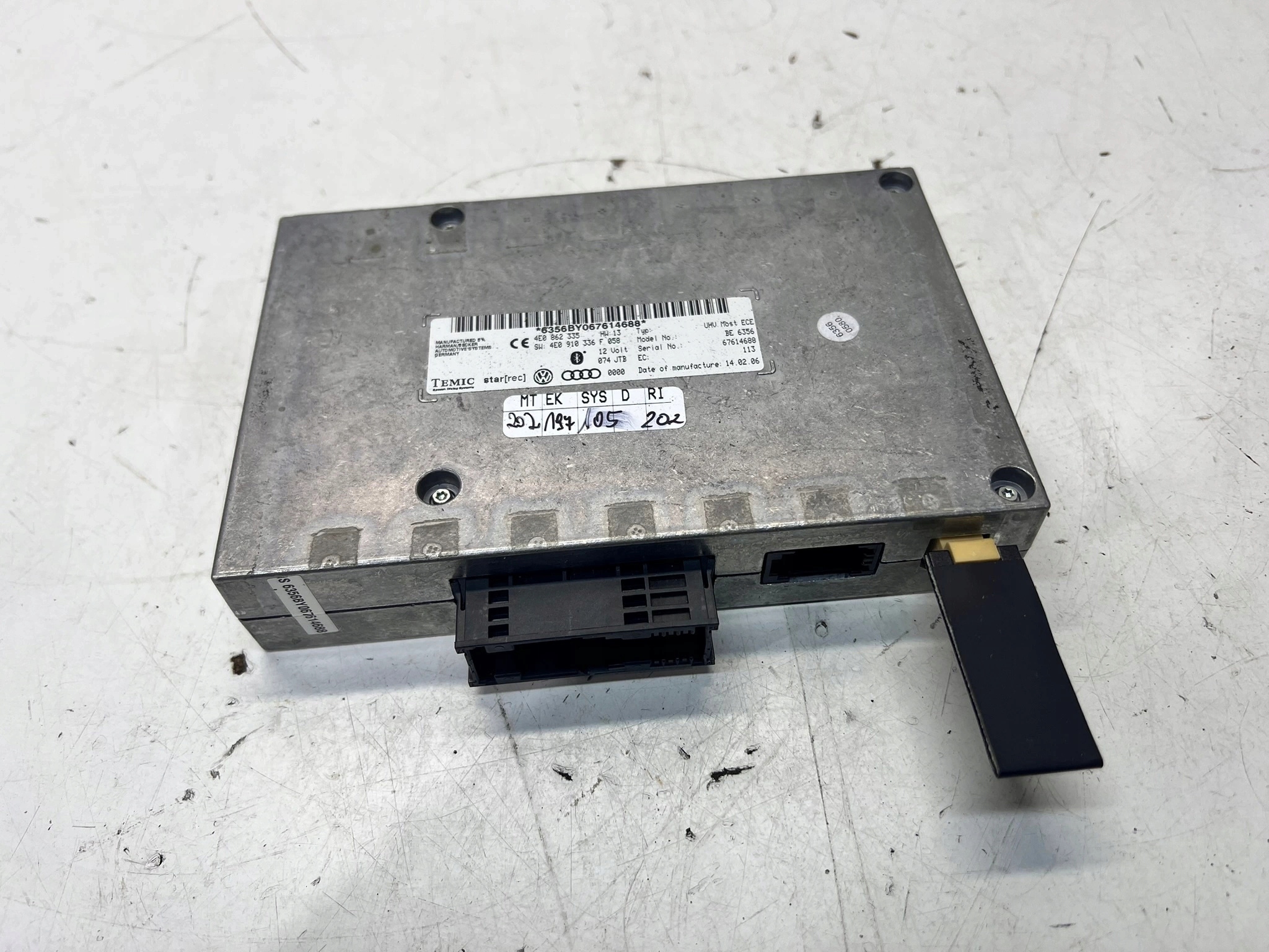 modul BLUETOOTH AUDI A4 A5 A6 4E0862335 4E0910336F