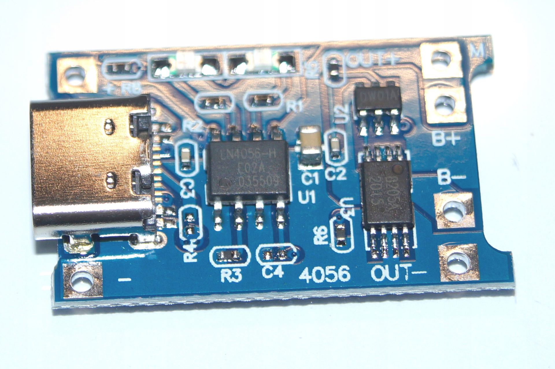 TP4056 moduł ładowarki Li-Ion 1A 5V USB C Model TP4056