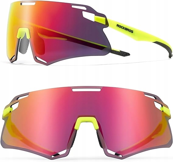 Sportovní cyklistické brýle Rockbros UV400 Hd Velmi Elastické