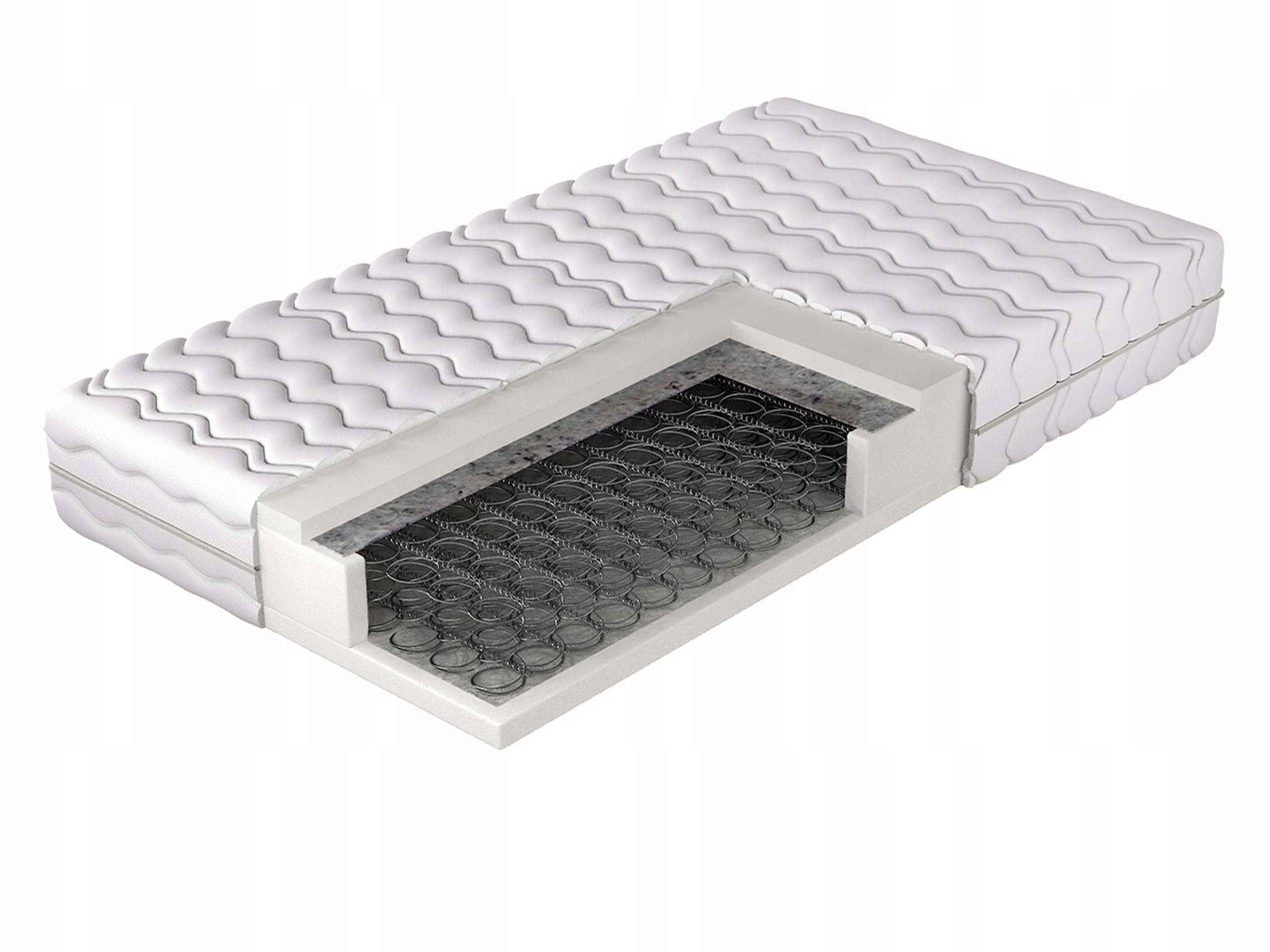 

Materac Pronto 160x200 sprężynowy wysoki komfort
