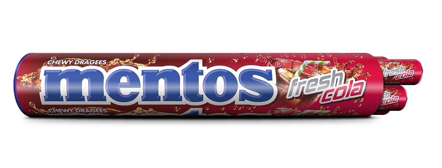 КОНФЕТЫ ДРАЗНИТ MENTOS JUMBO ROLLE (8 РУЛОНОВ) COLA