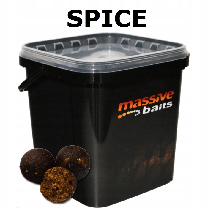 Kuličky Massive Baits Eco 18 mm 10 kg Kbelík Spice